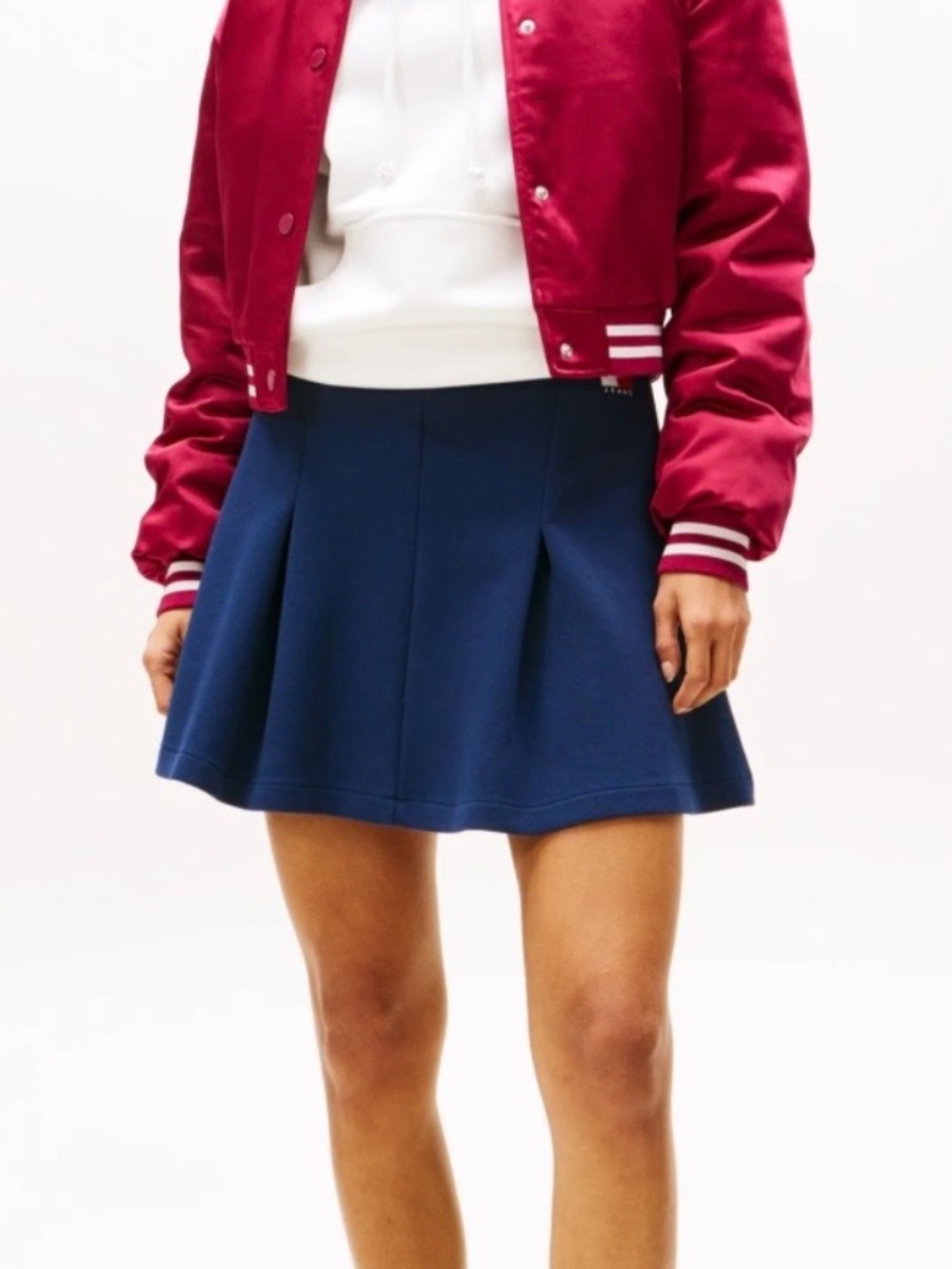 Tommy Jeans Dark Denim Tennis Skirt